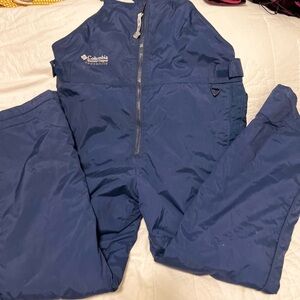 Columbia Navy Snow Bib Overalls